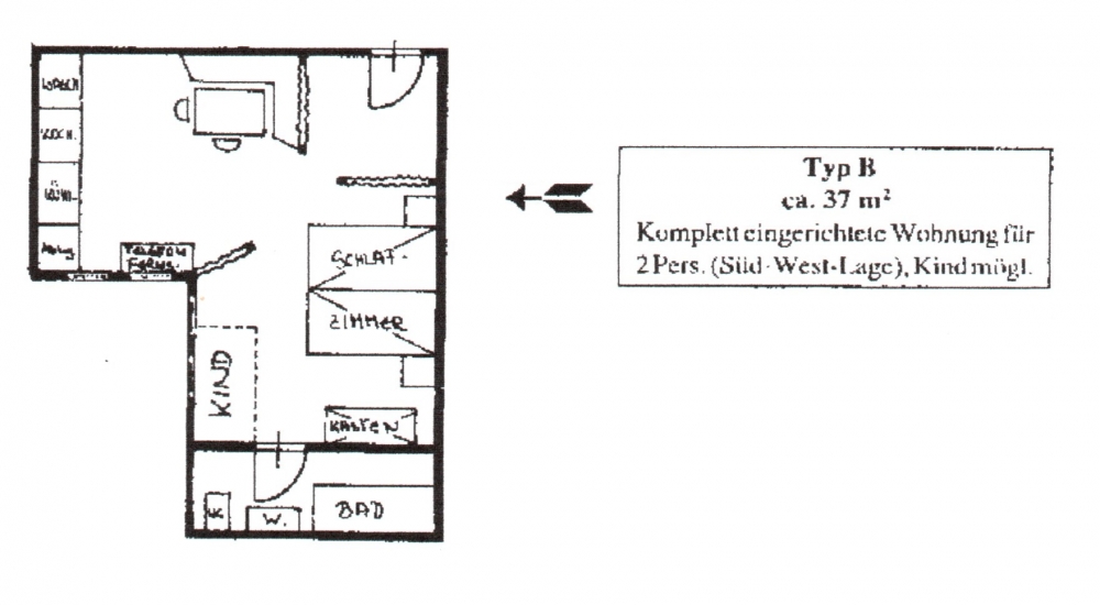 Typ B - Raum